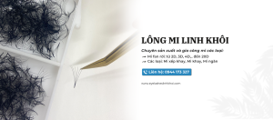 Lông mi Linh Khôi chuyên sản xuất mi giả các loại